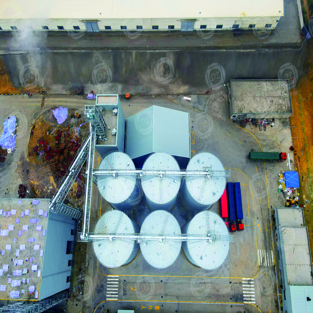 Silo for ensuring the quality of materials