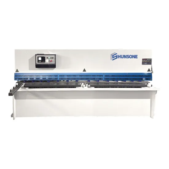 HUNSONE Automatic Hydraulic Shearing Machine with E21 Controller