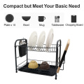 Dish Drying Rack Kitchen Storage Plate Bowl Drainer