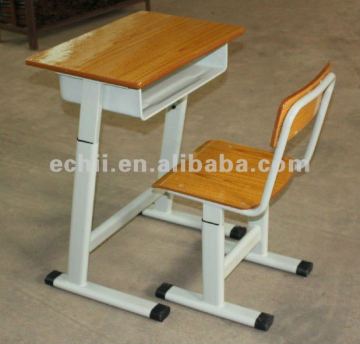 New style adjustable school desk and chair/New school study table and chair/School furniture/Student desk and chair