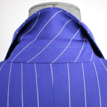 Customized stripes plus size ladies suit 2 piece elegant professional suit for ladies