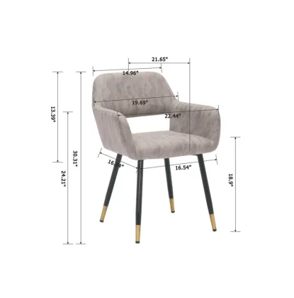 Multicolor Comfortable Ruche Modern Luxury Armchair by Giorgetti Thaddeus