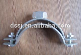 Two hole pvc pipe clamp