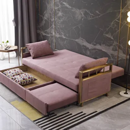 Transformable L-shape living room furniture
