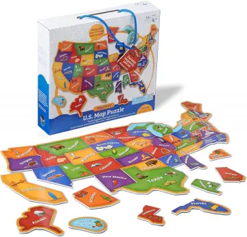 Amazon Hot Selling Custom Kids Educational The United States Map Puzzle EVA Foam Magnetic Puzzle