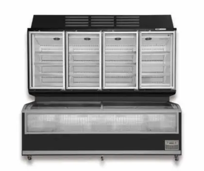 Kenkuhl Commercial Wall Display Combi Freezer for Supermarkets