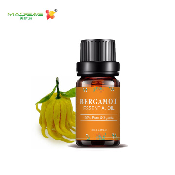 Aromaterapia de bergamota 100% pura muestra de aceite esencial