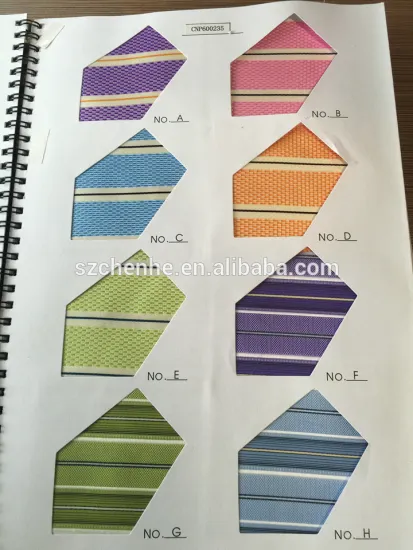 Custom made low moq silk tie fabric