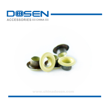 Shiny Painted Yellow Color Metal Eyelets Self-Piercing Grommets Shoes Eyelets Studs for Bag Clothes Leather Canvas Boots Dress