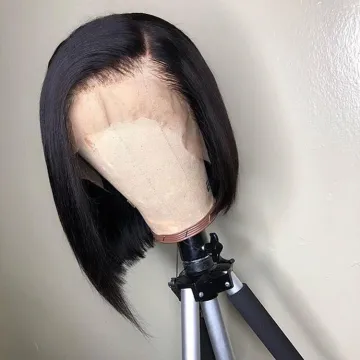 Wholesale Transparent HD Full Lace Bob Human Hair Lace Frontal Wigs For Black Women Brazilian Virgin Hair Lace Front Wig