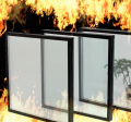 Verre de flammes en verre résistant au feu pour cheminée