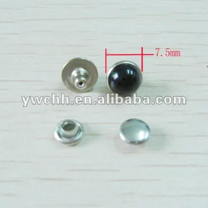 Black color of pearl rivet decorative pearl rivets