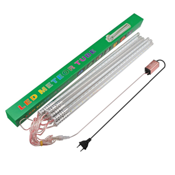 Waterproof EU Plug Garland: LED Meteor Shower Rain String Light - 50cm & 30cm, Icicle Snowfall Christmas Decoration