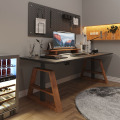 Văn phòng nâng bàn đứng bằng gỗ