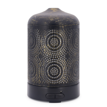 Niestandardowe klasyczne retro mody metalowy Aroma ultradźwiękowa przenośna difuzor LED Dyfuzor vintage Dyfuzor
