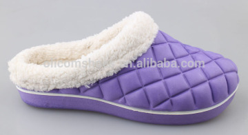 2016 New wholesale woman EVA fur clogs for Korean market