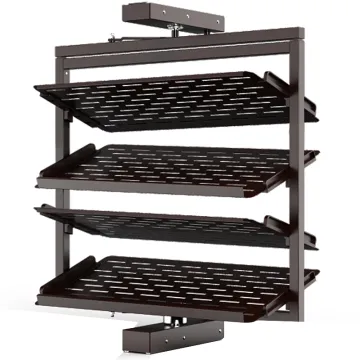 360 Degree Rotating Shoe Rack - 10-Tier Large Slide Cabinet Shelf Wardrobe Accessory