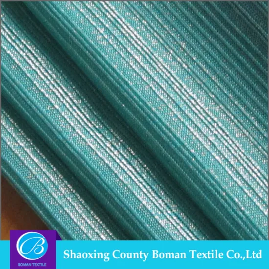 Fabrics supplier new style Custom Dyed foil polyester fabric weight