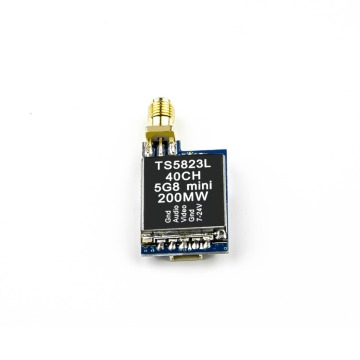 TS5823L ultra-mini 5.8GHz 200mW 40 channel FPV Transmitter for Multicopter