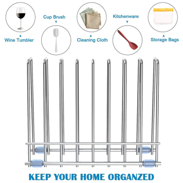 Stable Stainless Steel Stand Draining Rack For Desktop