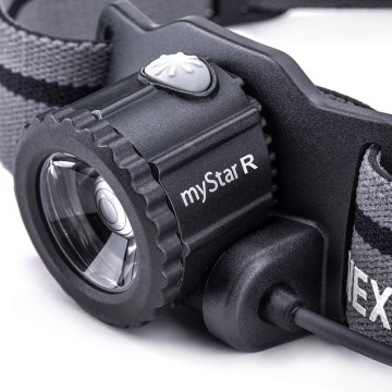 MyStar R Adjustable Focus Lampe frontale - Red Dot Award primé 760 Lumen USB Rechargeable Activity Outdoor Light