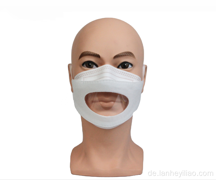 Sichtbares Mundlippenlesen KF94 Facemaske