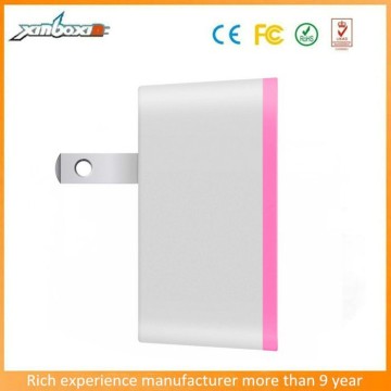 Home charger adapter,Black/white/oem color Dual USB Port US Wall Charger with 2.1A Output