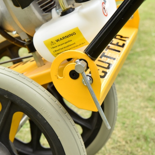 Lawn mower 2 Wheels Hand Push Brush Cutter