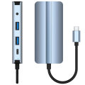 Acht in één type C hub multiportadapter