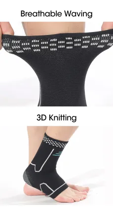 Orthopedic Compression Ankle Support Brace for Sprained Ankle & Foot Drop