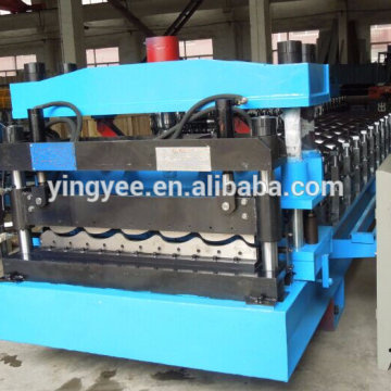 PLC control glazed tile roofing machine