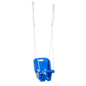 Factory Direct Outdoor Garden Set with Plastic Cradle Swing - Baby Safe (EN71/ASTM Certified)