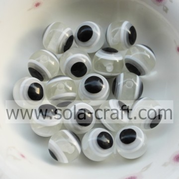 Blanco 12MM 500 piezas de resina de rodocrosita fabricación de joyas de piedras preciosas al por mayor cuentas redondas en cuentas sueltas