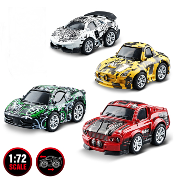 1:72 Scale Metal ABS Toy Car with Openable Door: Super Simulation Free Wheel Vehicle Toy for Boys