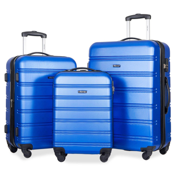 3 Pcs Luggage Set Expandable Hardside Unique Design Hot Sale Newest Lightweight ABS Travel Trolley Luggage