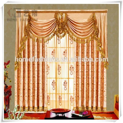 Yilian Curtains With Roller Blind Rod for Home Decoration