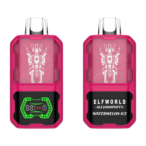 Elfworld ai22000 puffs box vape dengan tampilan