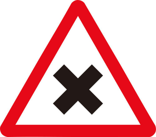 Anti - Wind Roadway Safety Traffic Signs And Symbols By Eco - Solvent Printing