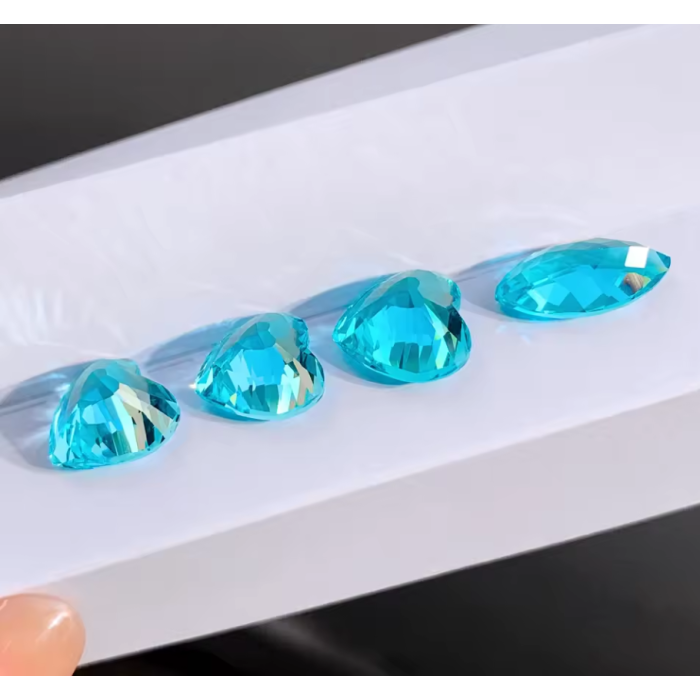 Pakyawan paraiba cut lab-grown Sapphire Gems