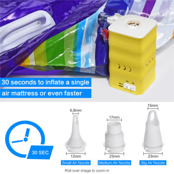 Air Mattress Pump Deflator or Inflator Boat