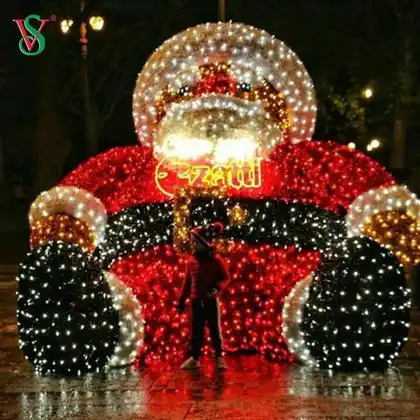Large Santa Claus Lights