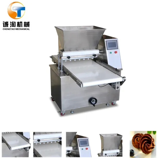 Automatic cocoa butter melting press cookies making machine