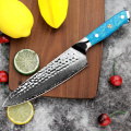 Cuchillo de cocina japonés de acero inoxidable de Damasco