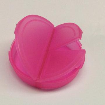 Plastic mini round pill case