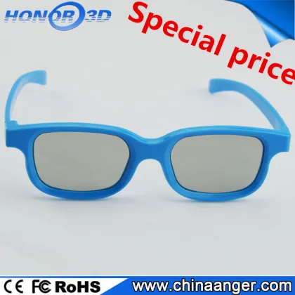 smartphone 3D feeling HD view 3D glasses plastic realD glasses
