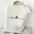 Love Is Love Custom Print Canvas Bag