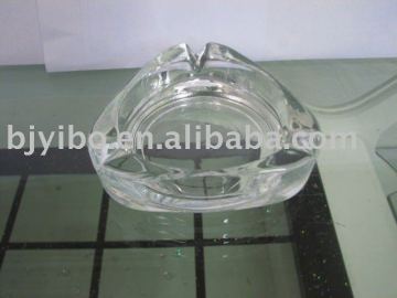Heart shaped Glass ashtray