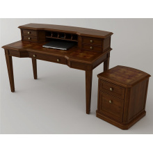 Classical Desk with Mobile Pedestal