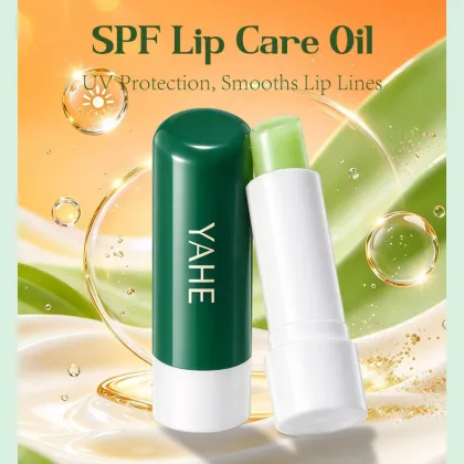 YAHE SPF Lip Care Oil UV Protection Lip Oil, Moisturizing Non-Greasy Lip Primer, Smooth Lip Lines, Glass Lip Makeup Base fo