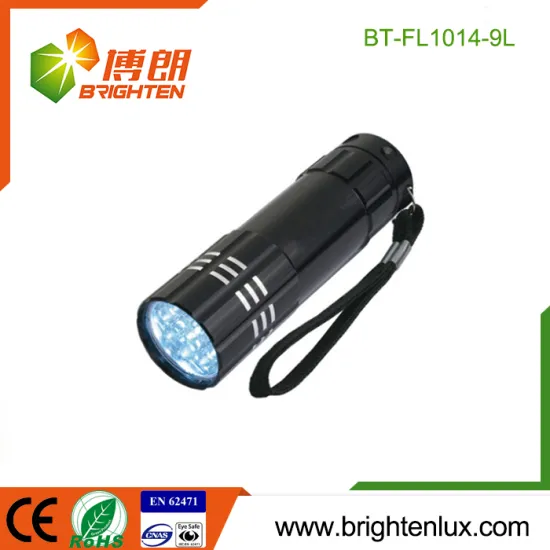 Factory Wholesale Cheap Price Aluminum Handheld 395nm-400nm Pet Urine Detector 9 led uv Blacklight Flashlight